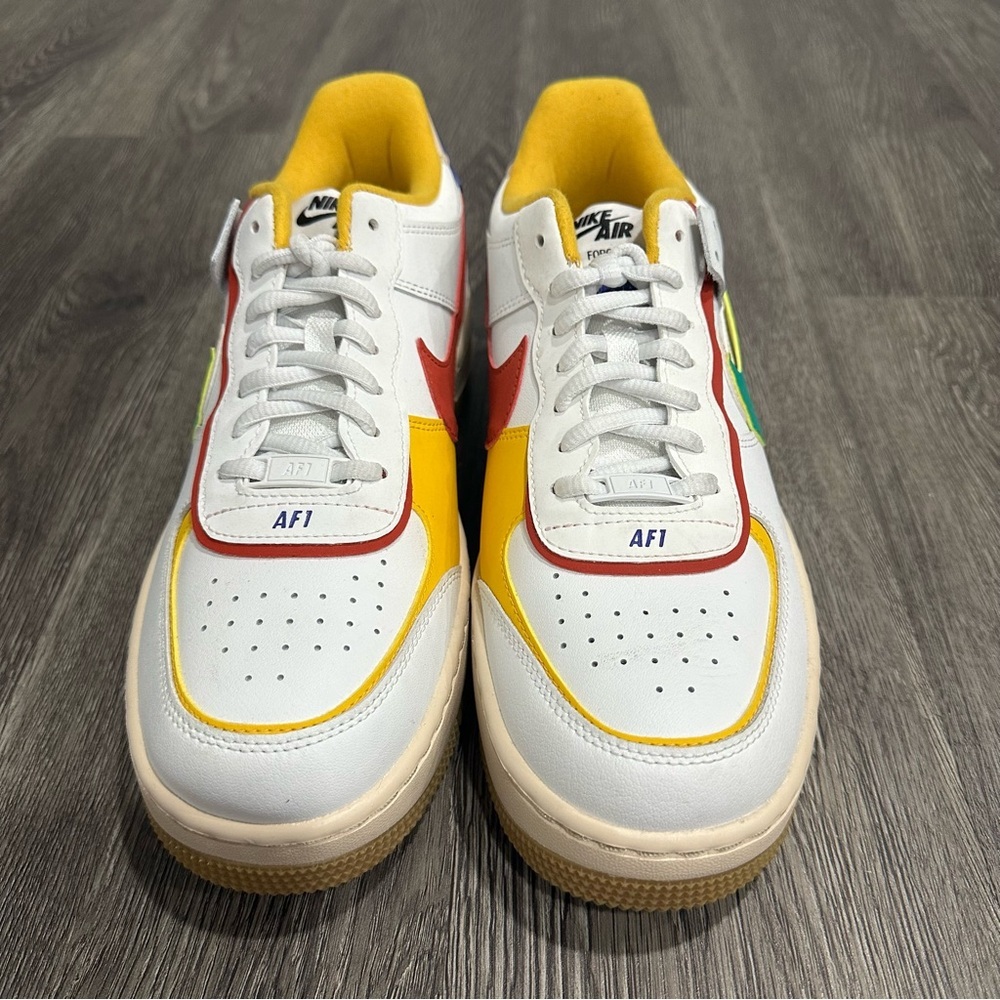 White Multicolor Low-Top Women's Sneakers - Picture 2 of 6